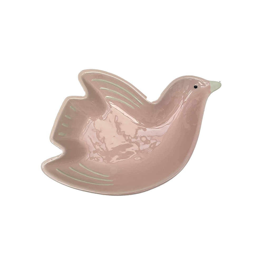 Plat de Présentation Oiseaux Cuicui en Porcelaine - Opjet
