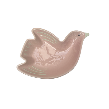 Plat de Présentation Oiseaux Cuicui en Porcelaine - Opjet
