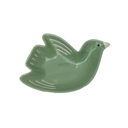 Plat de Présentation Oiseaux Cuicui en Porcelaine - Opjet