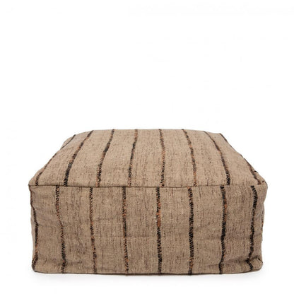 Pouf Oh My Gee Beige Noir - Bazar Bizar