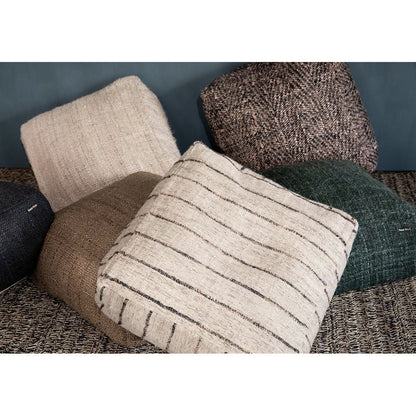 Pouf Oh My Gee Beige Noir - Bazar Bizar