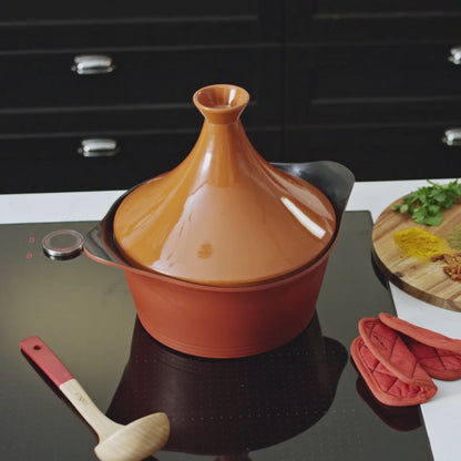 Couvercle Tajine 24/28 cm en Céramique pour Cocotte - Cookut
