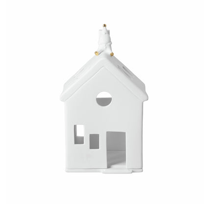 Photophore Maison Père Noël en Porcelaine - Räder