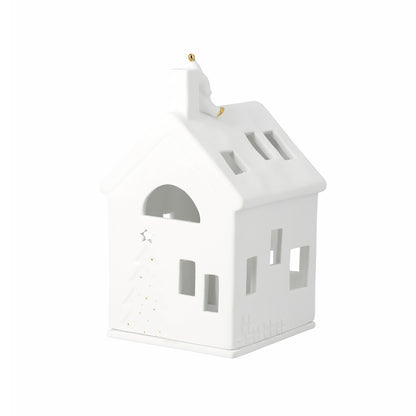 Photophore Maison Père Noël en Porcelaine - Räder