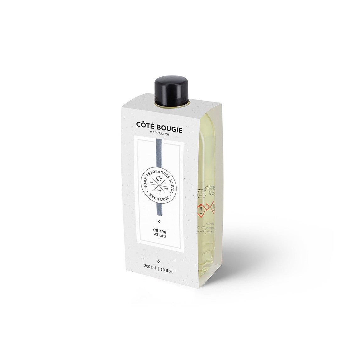 Recharge de Parfum et Spray d'Ambiance Cèdre de l'Atlas - Côté Bougies