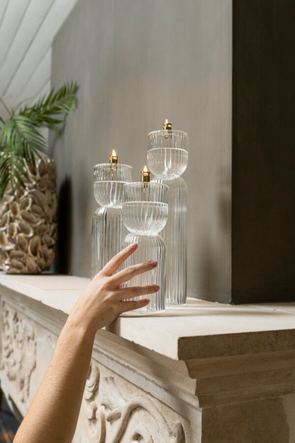 Lampe à Huile Ribelle Vere & Laiton - Peri Living