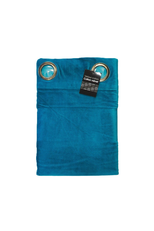 Rideau Delhi en Velours 100% Coton 135x300 cm - Haomy