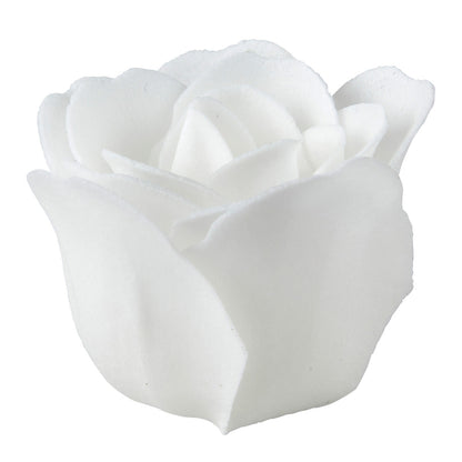 Rose en Feuilles de Savon Blanches Parfum Rose - Mathilde M
