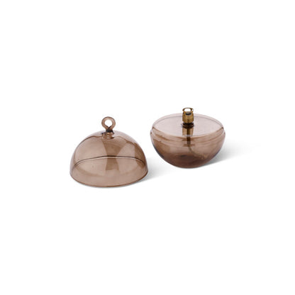 Lampe à Huile avec Couvercle en Verre Champagne - Peri Living