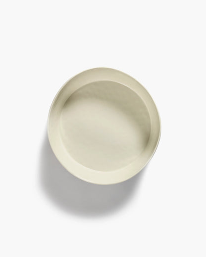 Saladier en Grès Blanc et Bleu 400 cl - Serax