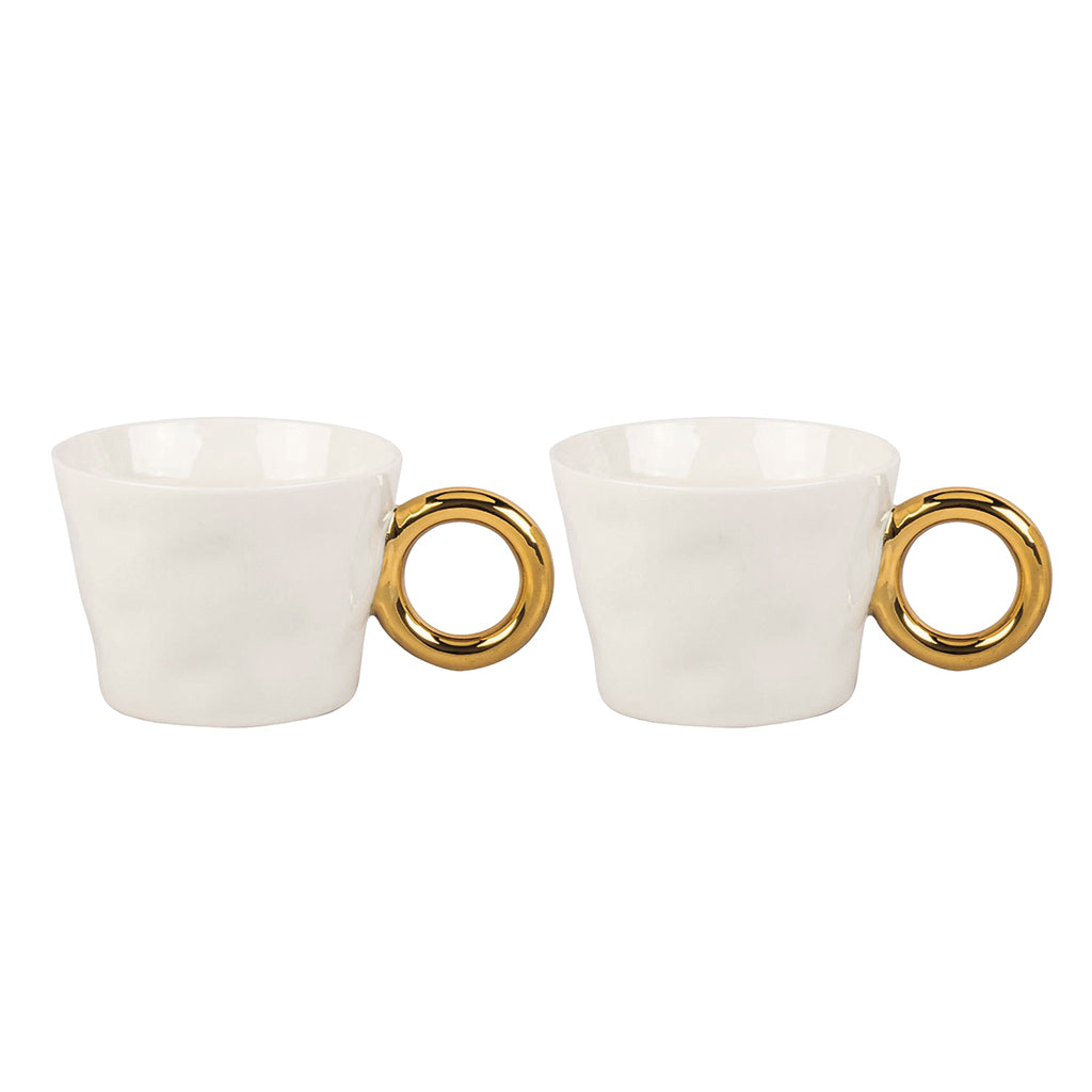 Set de 2 Tasses Matins Calins en Faïence 360 ml - Opjet