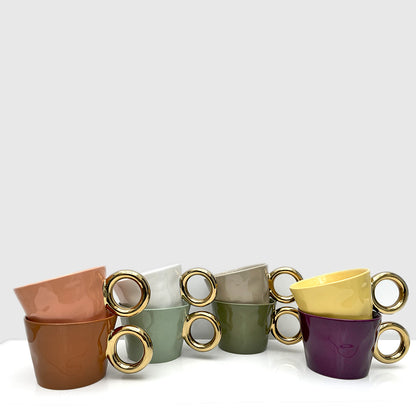 Set de 2 Tasses Matins Calins en Faïence 360 ml - Opjet