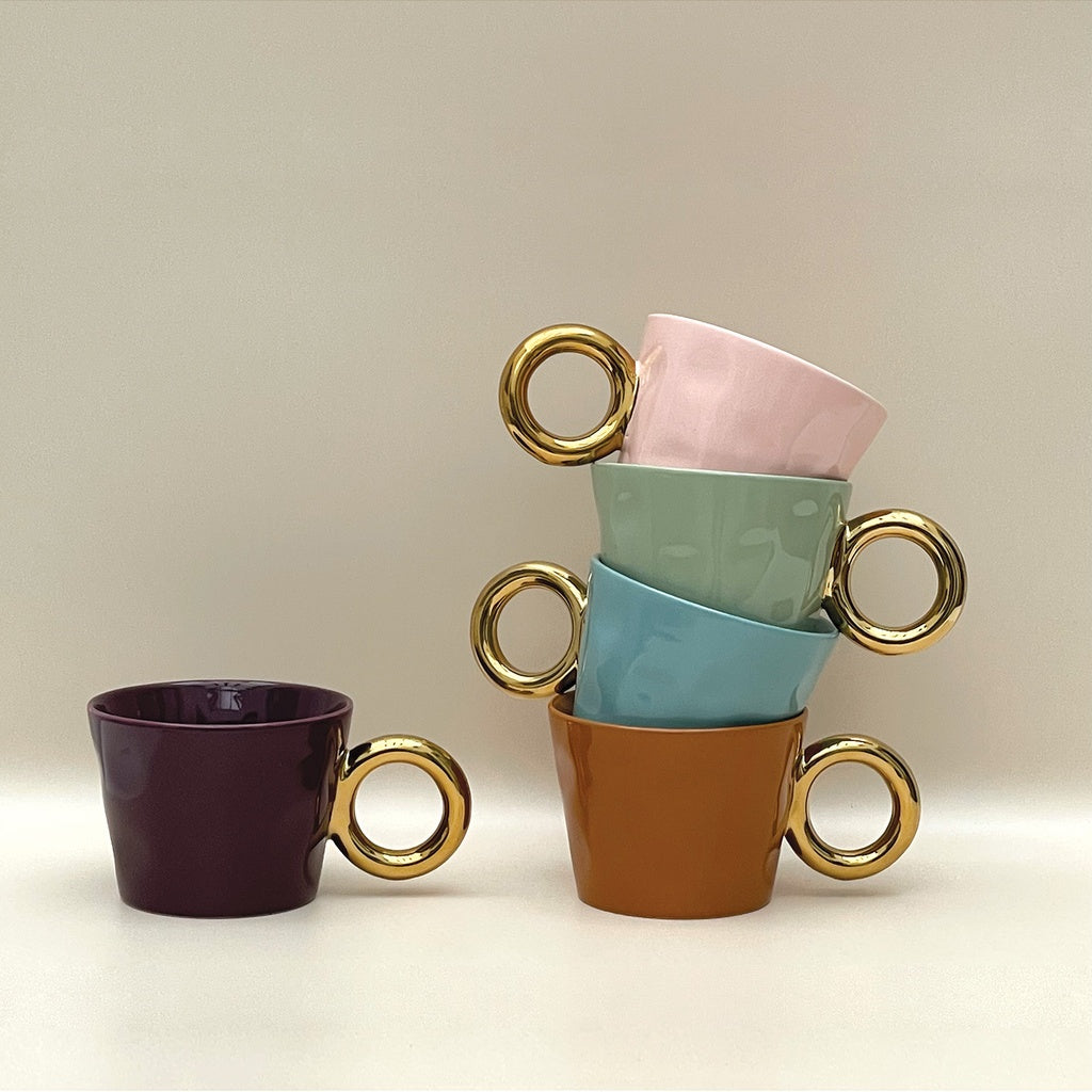 Set de 2 Tasses Matins Calins en Faïence 360 ml - Opjet