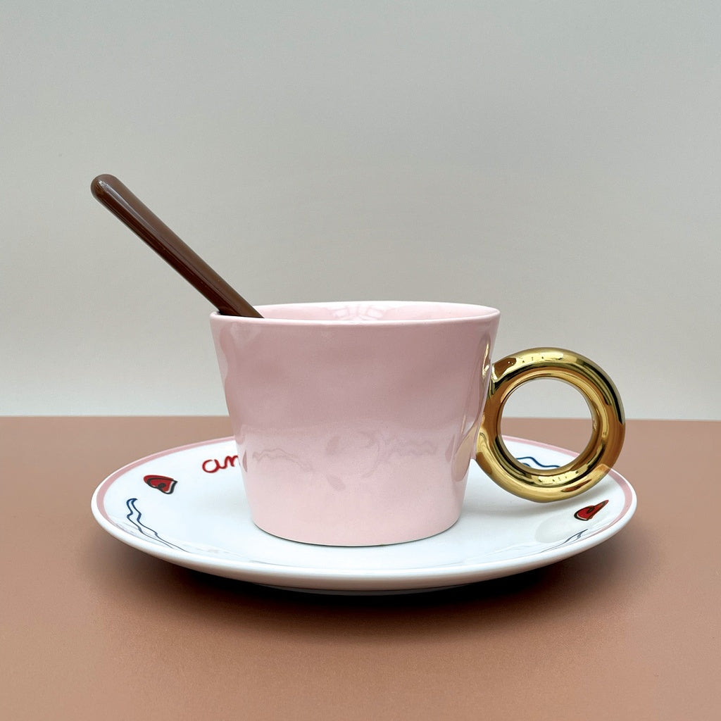 Set de 2 Tasses Matins Calins en Faïence 360 ml - Opjet
