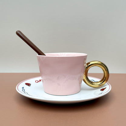 Set de 2 Tasses Matins Calins en Faïence 360 ml - Opjet