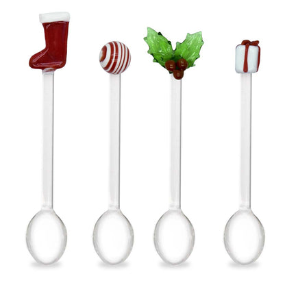 Set de 4 Cuillères à Café de Noël - WD Lifestyle