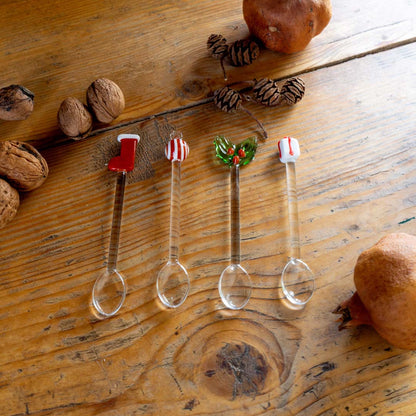 Set de 4 Cuillères à Café de Noël - WD Lifestyle