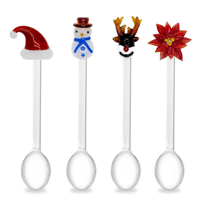 Set de 4 Cuillères à Café de Noël - WD Lifestyle