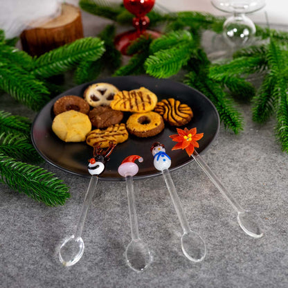Set de 4 Cuillères à Café de Noël - WD Lifestyle