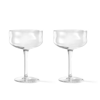 Set de 2 Coupes en Verre Swirl 260 mL - Paveau
