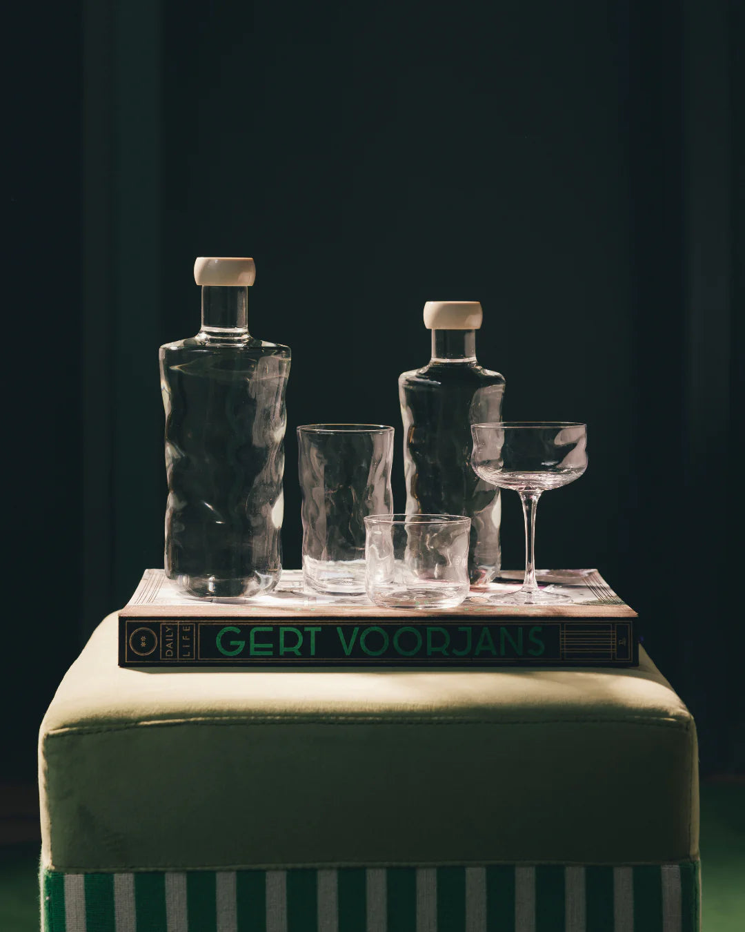 Set de 2 Coupes en Verre Swirl 260 mL - Paveau