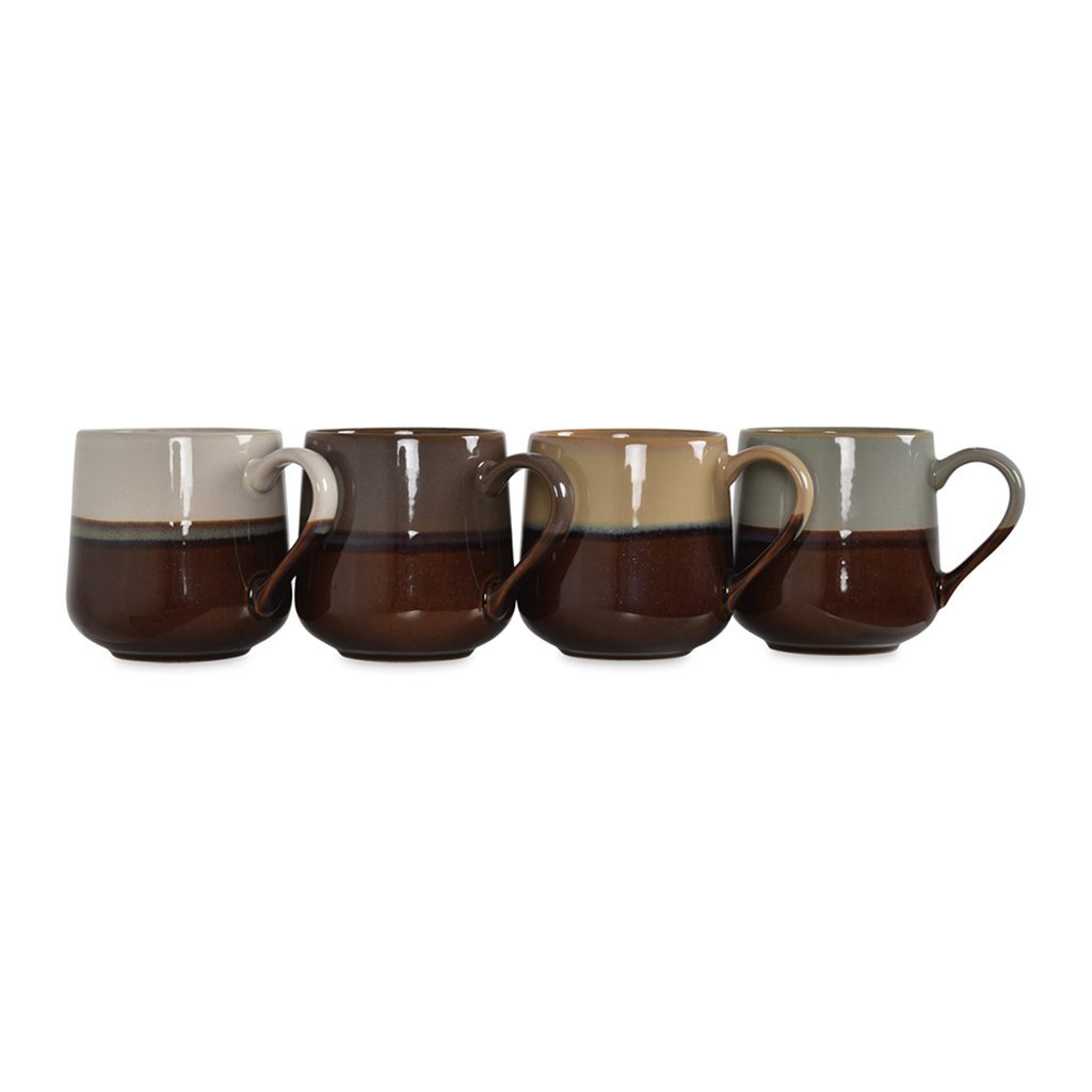 Set de 4 Tasses Lion en Grès - Opjet
