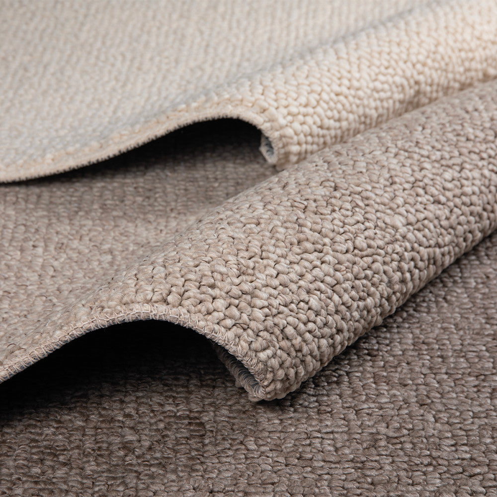 Tapis Texturé Kalix Sable 160x230 cm / 200x290 cm - Idaho Éditions