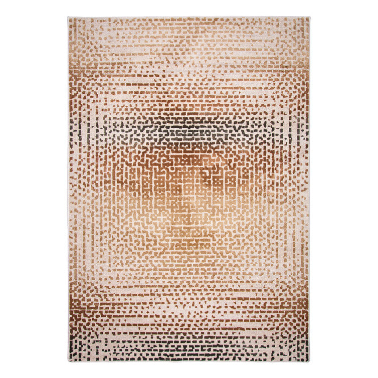 Tapis Laby Marron 160 x 230 cm / 200x290 cm - Idaho Éditions olive green