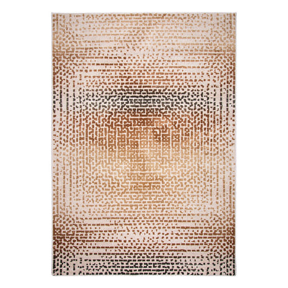 Tapis Laby Marron 160 x 230 cm / 200x290 cm - Idaho Éditions olive green