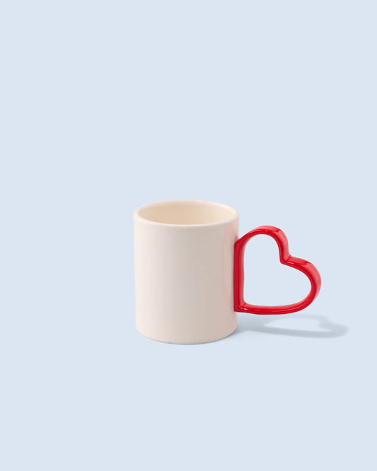 Tasse en Céramique Anse Coeur - Fluid Market