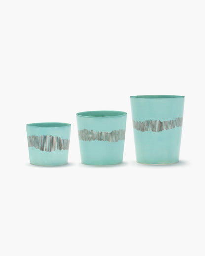 Set de 4 Tasses à Expresso Azul 15 cl - Serax