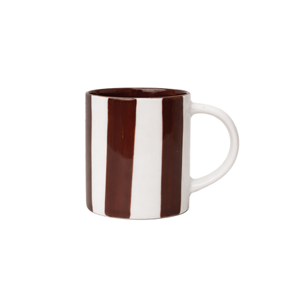 Set de 2 Tasses à Expresso en Porcelaine Rayures Colorées - Opjet