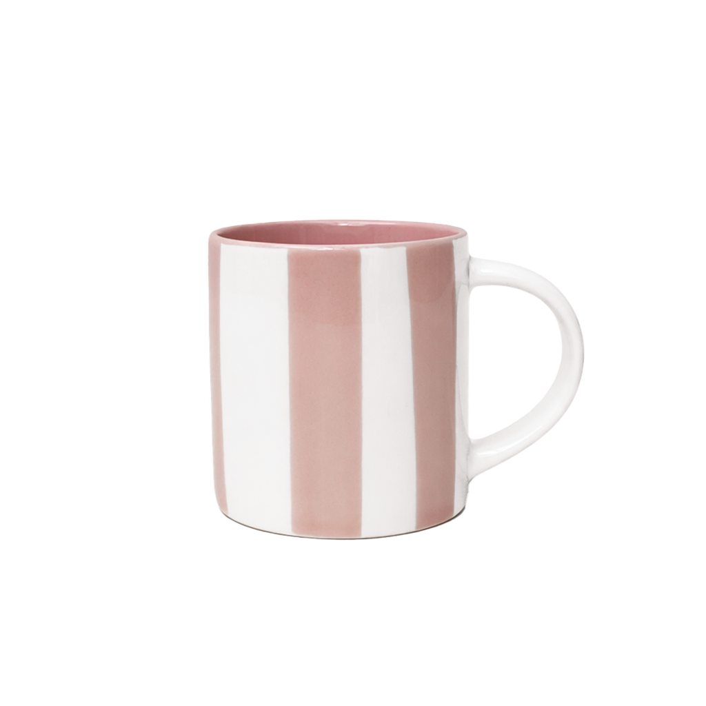 Set de 2 Tasses à Expresso en Porcelaine Rayures Colorées - Opjet
