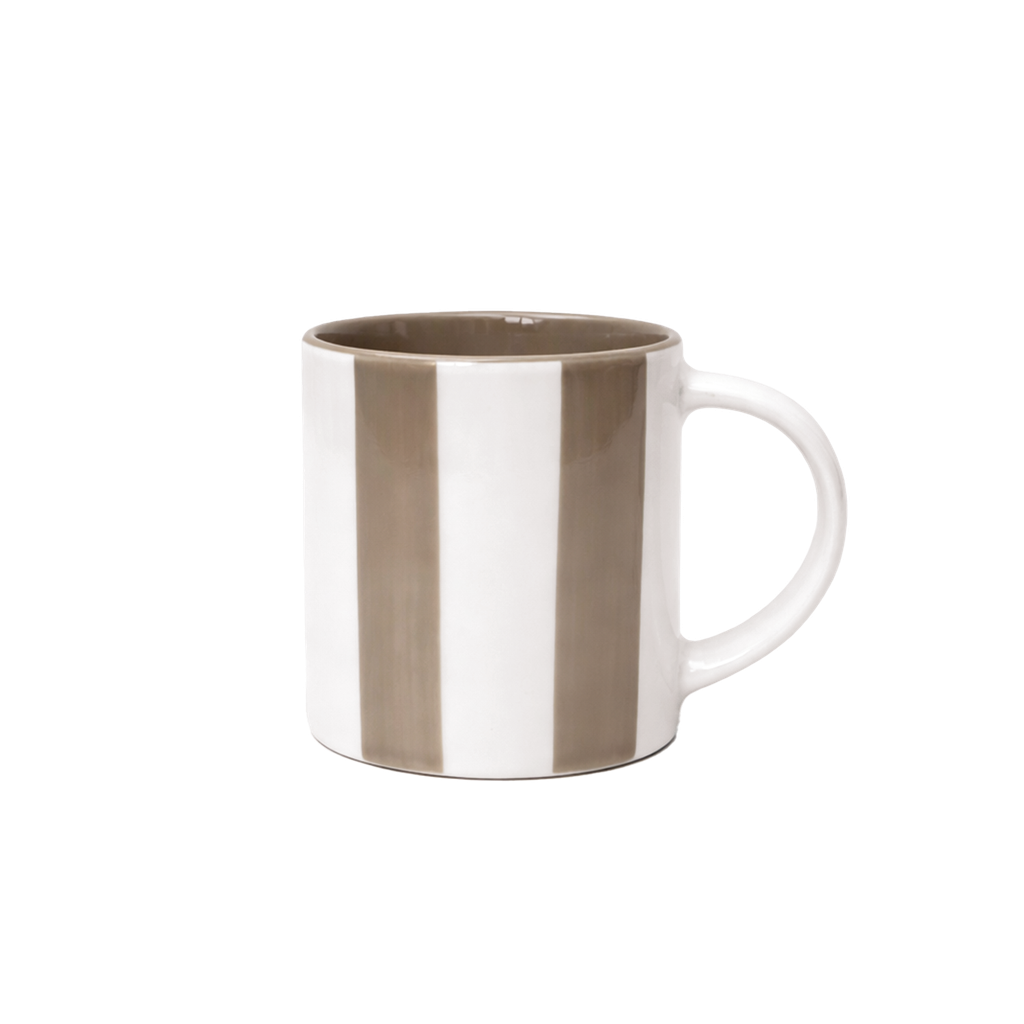 Set de 2 Tasses à Expresso en Porcelaine Rayures Colorées - Opjet