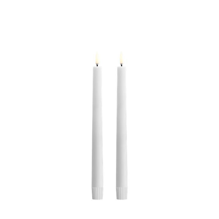 Set de 2 Bougies LED Coniques en Cire - Uyunï