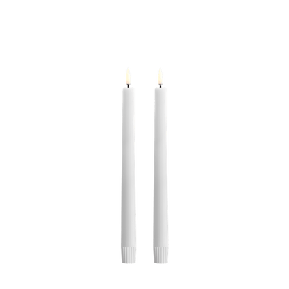 Set de 2 Bougies LED Coniques en Cire - Uyunï