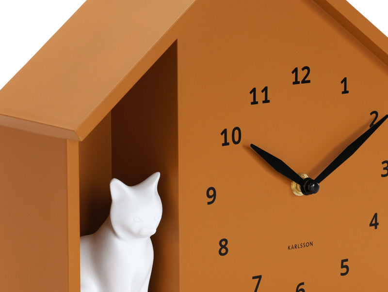 Horloge Murale Chat Assis - Present Time
