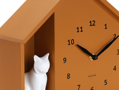 Horloge Murale Chat Assis - Present Time