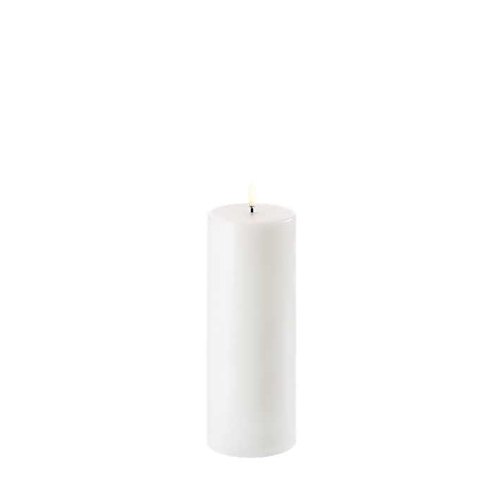 Bougie LED Pillier Blanche - Uyunï