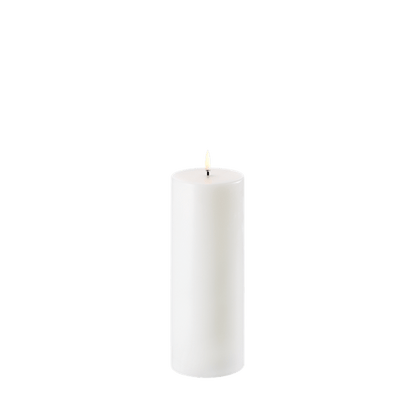 Bougie LED Pillier Blanche - Uyunï