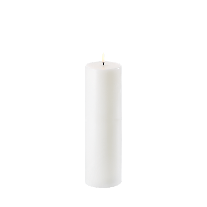 Bougie LED Pillier Blanche - Uyunï