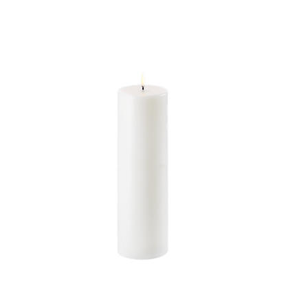 Bougie LED Pillier Blanche - Uyunï
