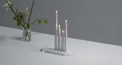 Station de Recharge pour Bougie LED Conique 18,5 x 6,5 cm - Uyunï