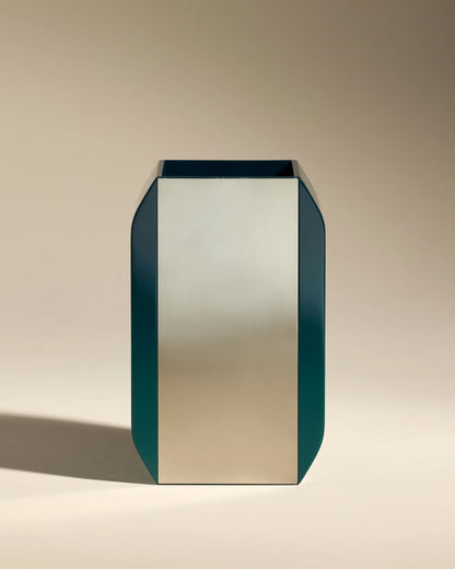 Vase Oscar Bleu Sarah & Acier - Maison Sarah Lavoine