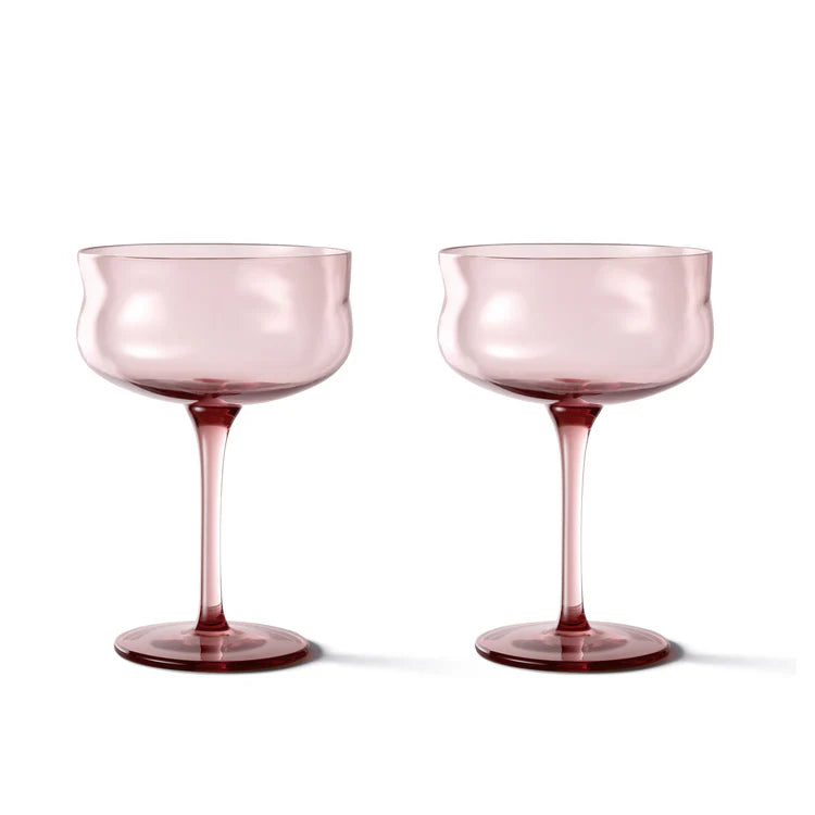 Set de 2 Coupes en Verre Swirl 260 mL - Paveau