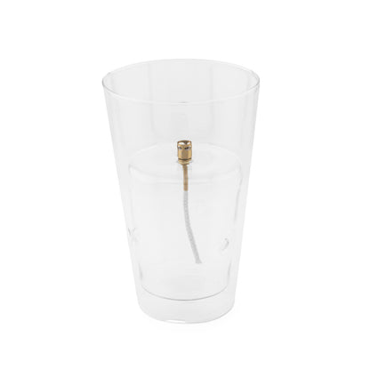 Lampe à Huile Conique Anti-Vent Verre & Laiton - Peri Living